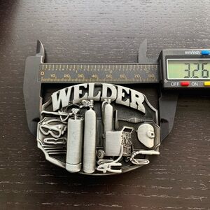 Welder Cowboy Belt Buckle